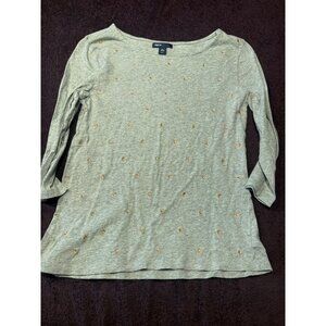 6 FOR $15 Gap kids size 14/16 gray shirt with cute stones